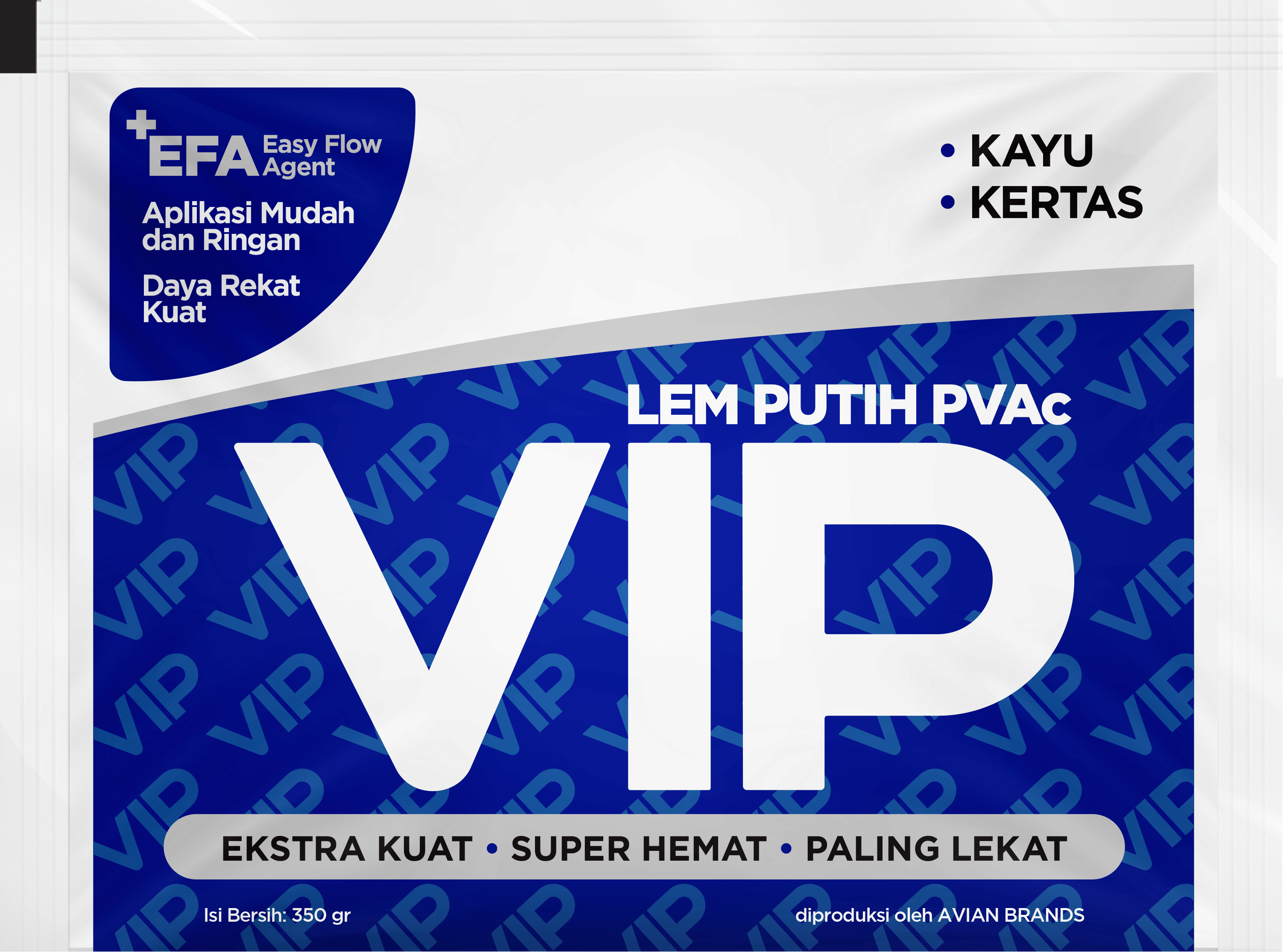 Lem Putih VIP PVAc - Avian Brands
