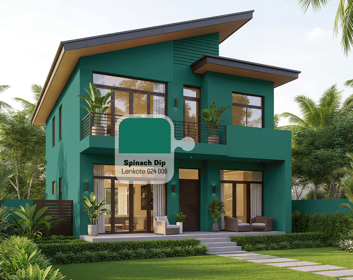 Eksterior Rumah Sambut Lebaran - Hijau Zamrud