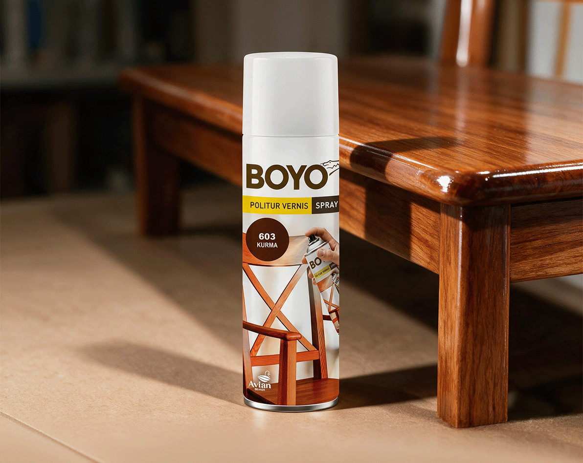 Produk: Avian Wood Series - Boyo Politur Spray