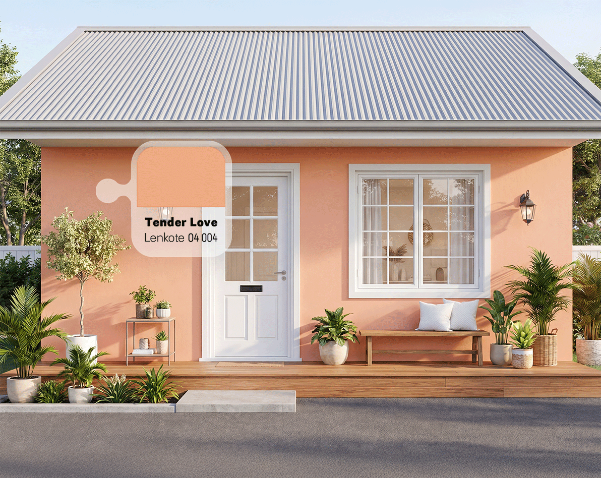 Rumah Sejuk Cat Warna Peach