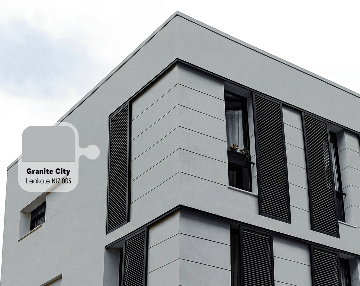 Warna Cat Rumah Eksterior Elegan Mewah - Abu abu