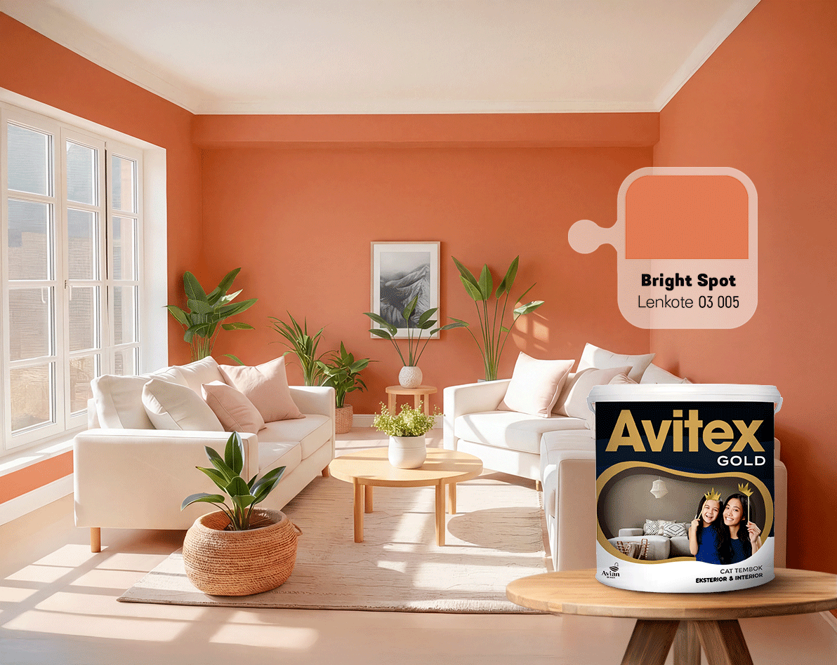 Warna Cat dengan Furnitur di Ruangan