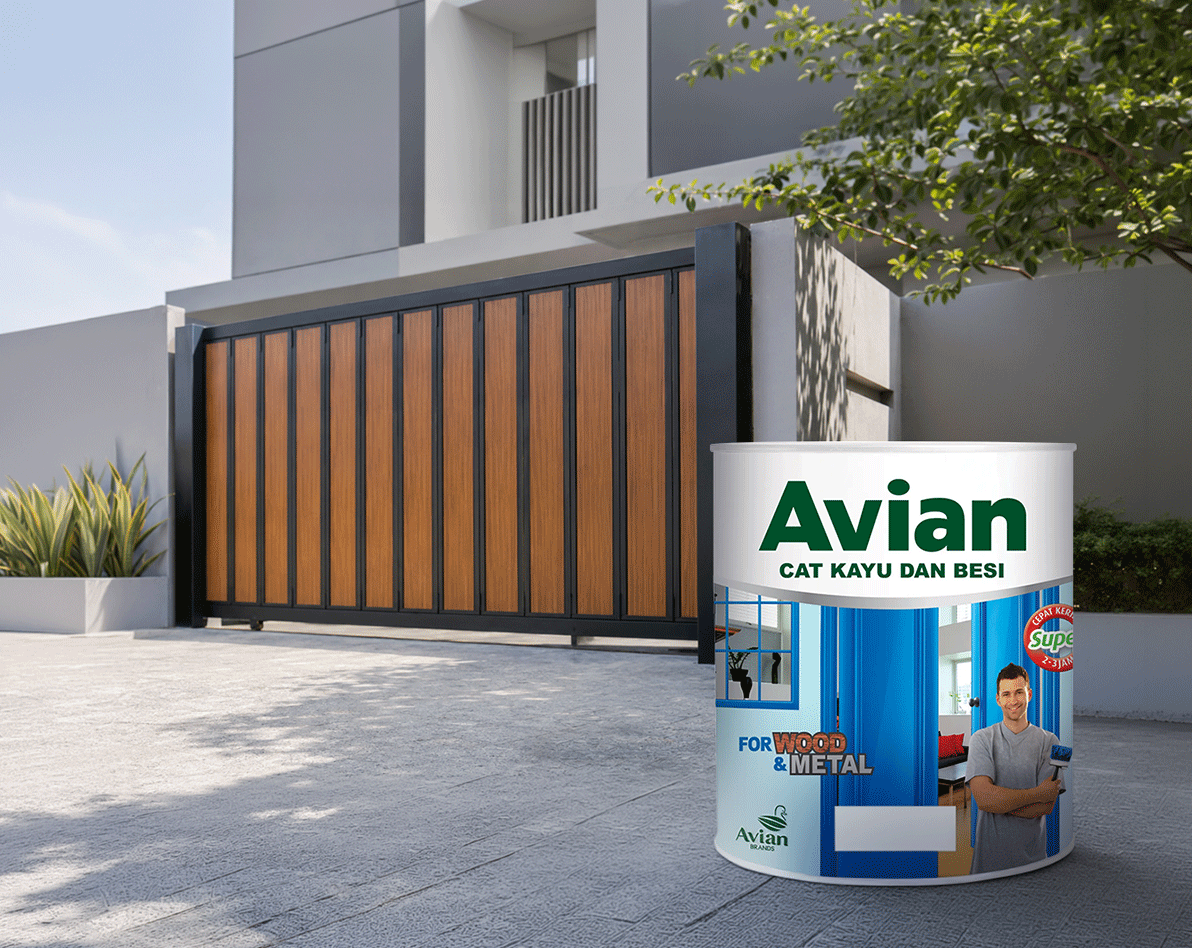 produk avian cat kayu dan besi