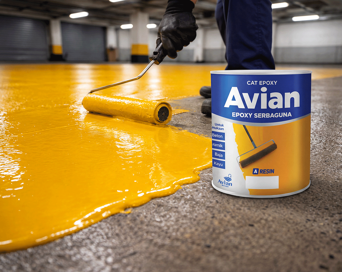 Cat Epoxy Lantai Industri, Pabrik, Hunian
