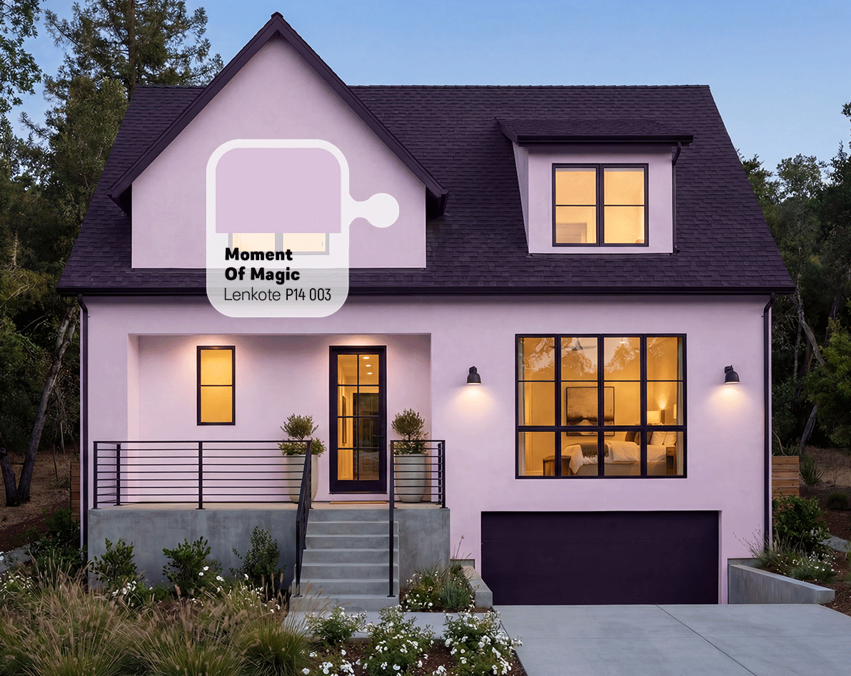 Warna Cat Rumah yang Sejuk - Ungu Muda