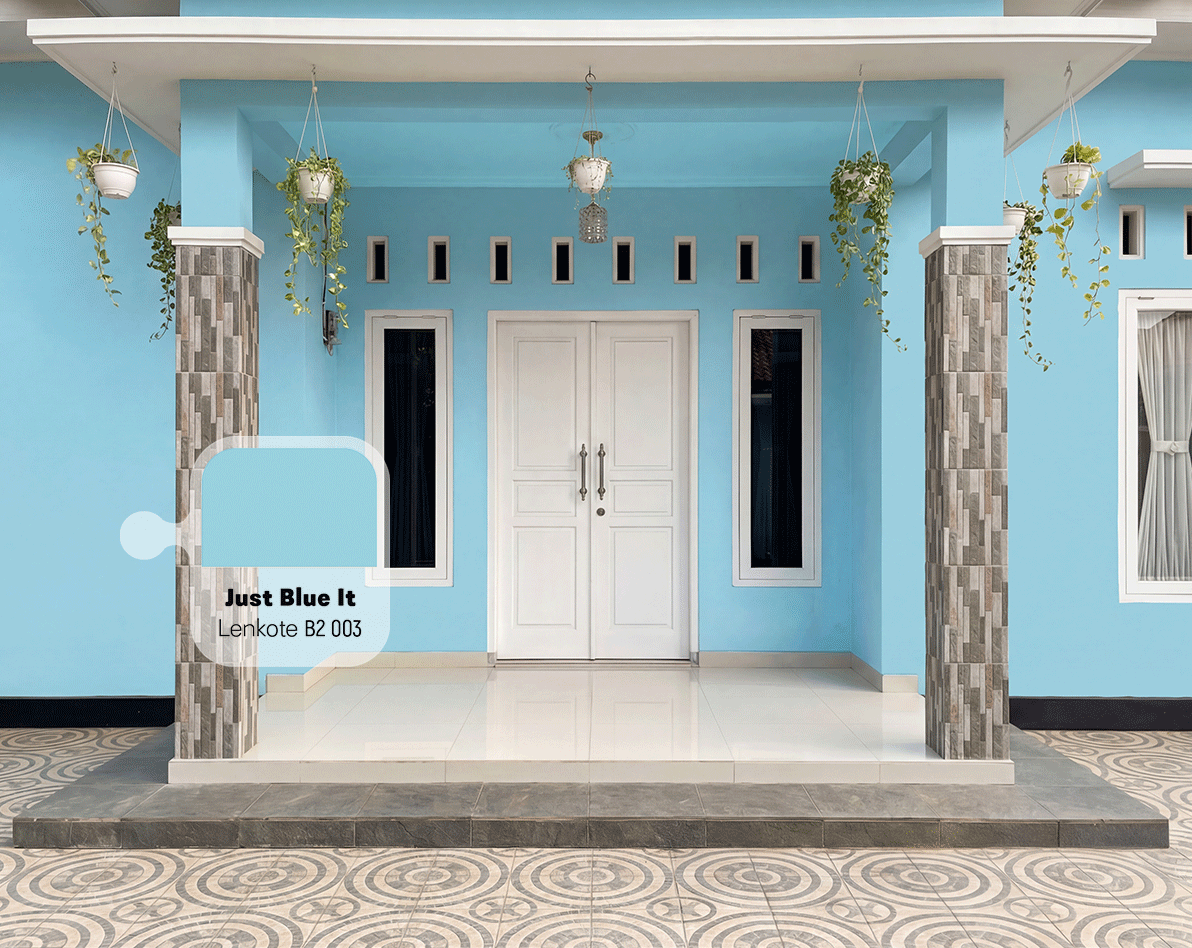 Warna Cat Rumah yang Sejuk - Biru