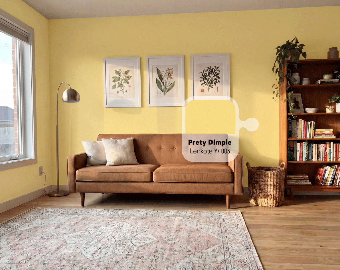 Warna Cat Rumah yang Sejuk - Soft Yellow