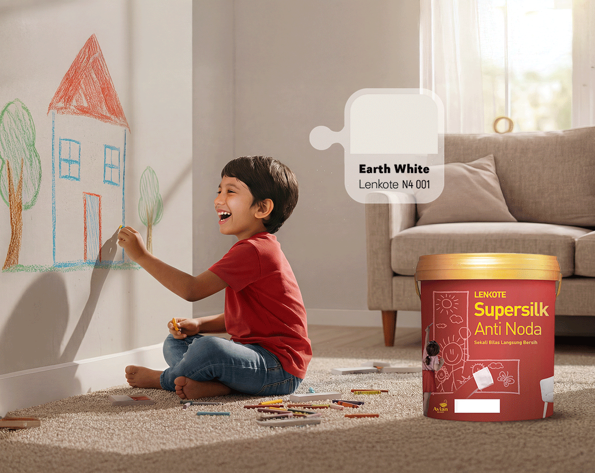 Supersilk Anti Noda - Cat Rumah Avian Brands