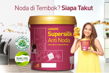 Pilih Supersilk Anti Noda, Cat Rendah VOC