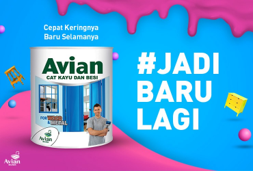 Ubah Tampilan Furnitur Lama dengan Avian Cat Kayu dan Besi