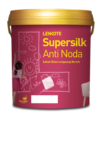 Avian Brands Cat Mudah Dibersihkan Pakai Cat Supersilk Anti Noda