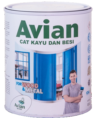  Avian  Brands Cat  Kayu  dan  Besi 